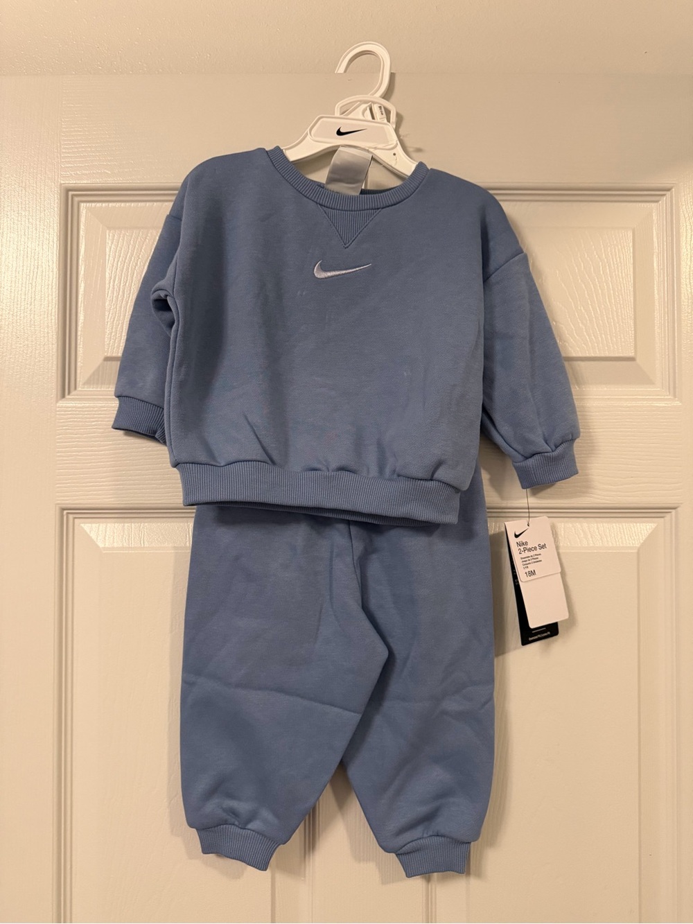Nike Baby 18M Blue 2 Piece Sweatshirt Jogger Set NWT
